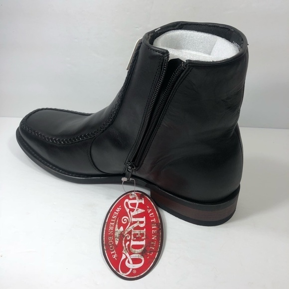 Laredo Men’s Braided Moc Toe 7” Leather Boots - Picture 5 of 10